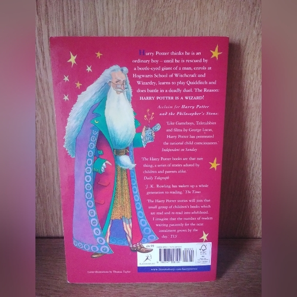 2/20$ Harry Potter Book 1 - Picture 2 of 2